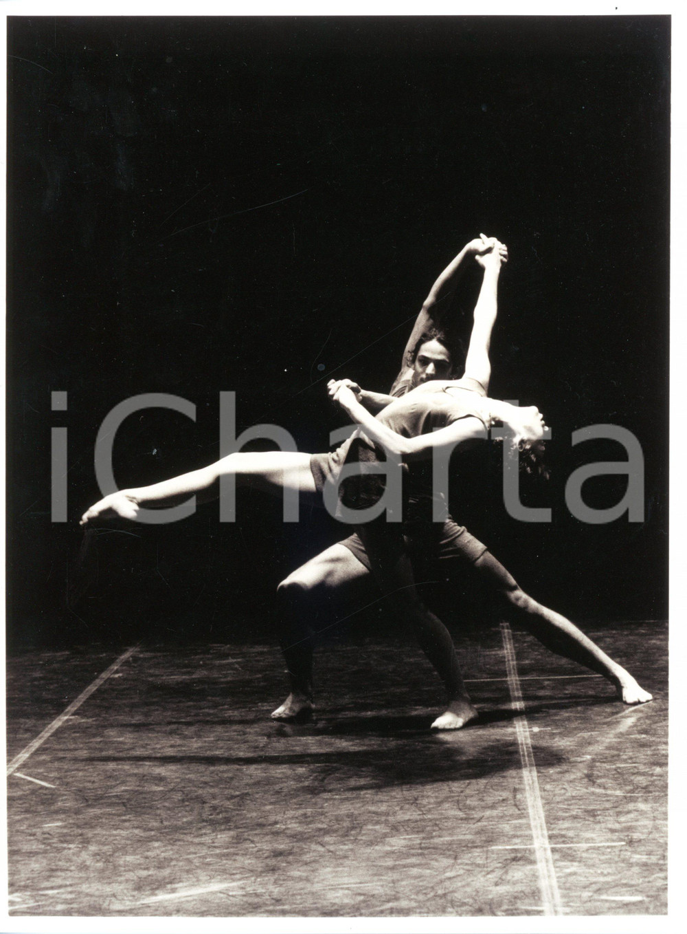 Fotografia d epoca originale 1997 REGGIO EMILIA  ATERBALLETTO Thibaut CHERRADI e Macha DAUDEL PERSEPHASSA 1