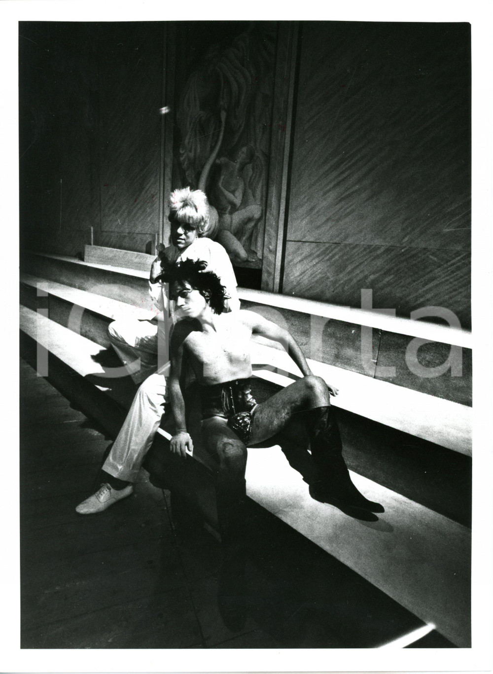 1981 MILANO Compagnia TEATRO DELL'ELFO - Elio DE CAPITANI e Ferdinando BRUNI