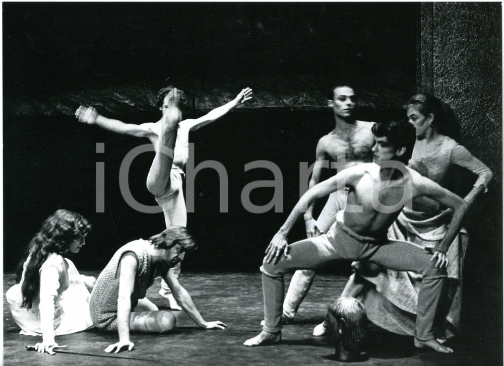 1985 ca DANZA - TRISTANO E ISOTTA Luciano VIRGILLO e Elisabetta CARTA Foto