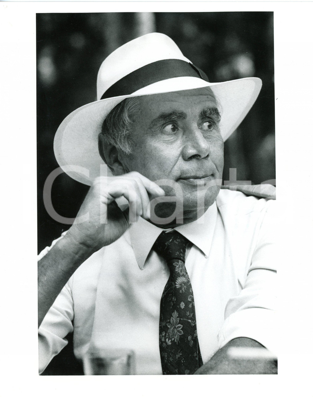 1985 ca TELEVISIONE Enzo TORTORA Ritratto del conduttore *Foto 20x25 cm (2)