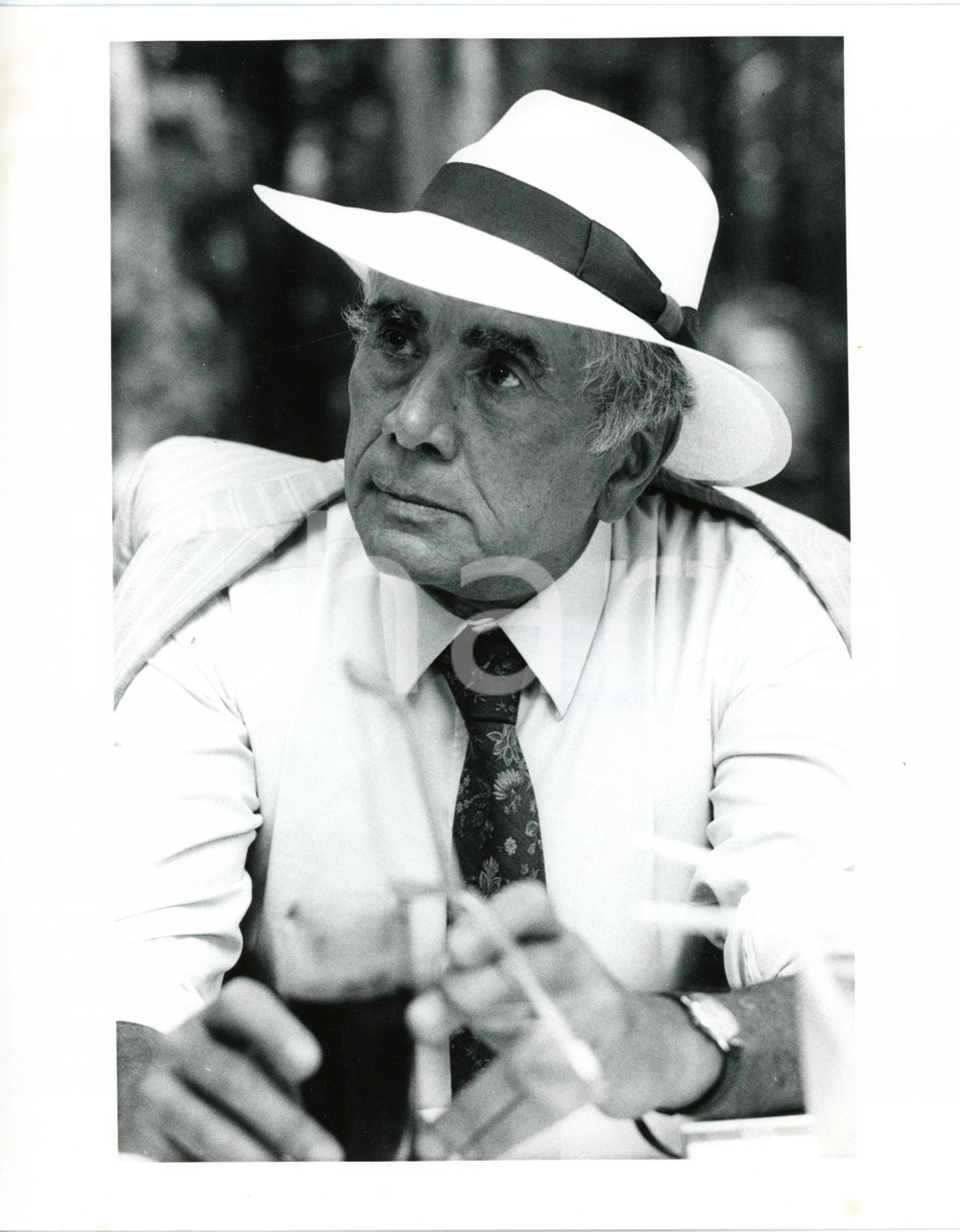 1985 ca TELEVISIONE Enzo TORTORA Ritratto del conduttore *Foto 20x25 cm (3)