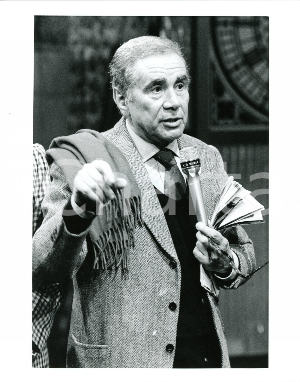 1987 RAI PORTOBELLO Enzo TORTORA Ritratto del conduttore *Foto 20x25 cm (9)