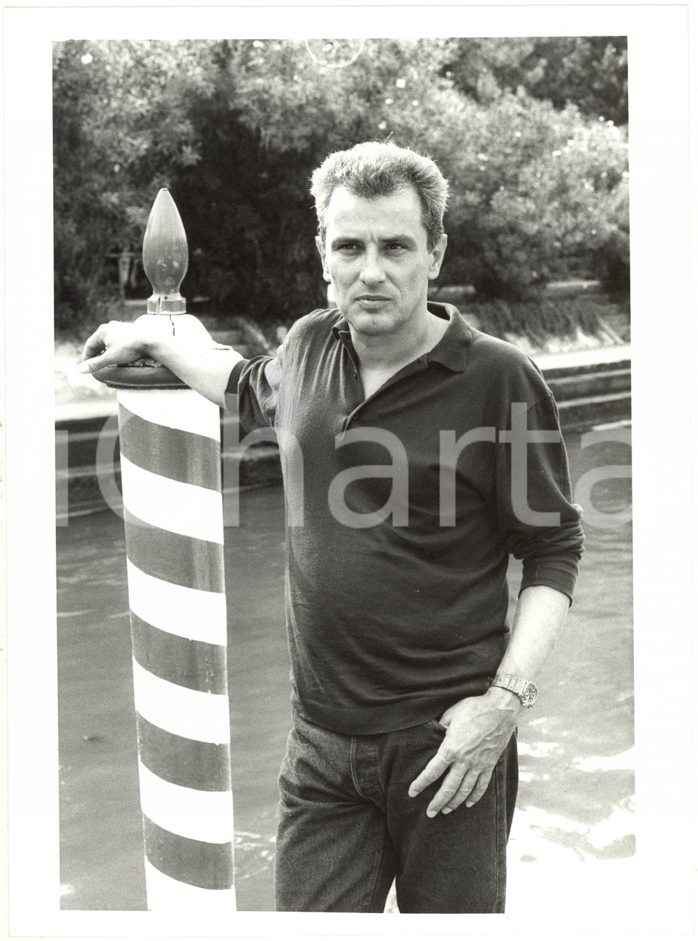 1990 ca VENEZIA Gino CONCARI alla Mostra del Cinema (1) *Foto 18x24 cm