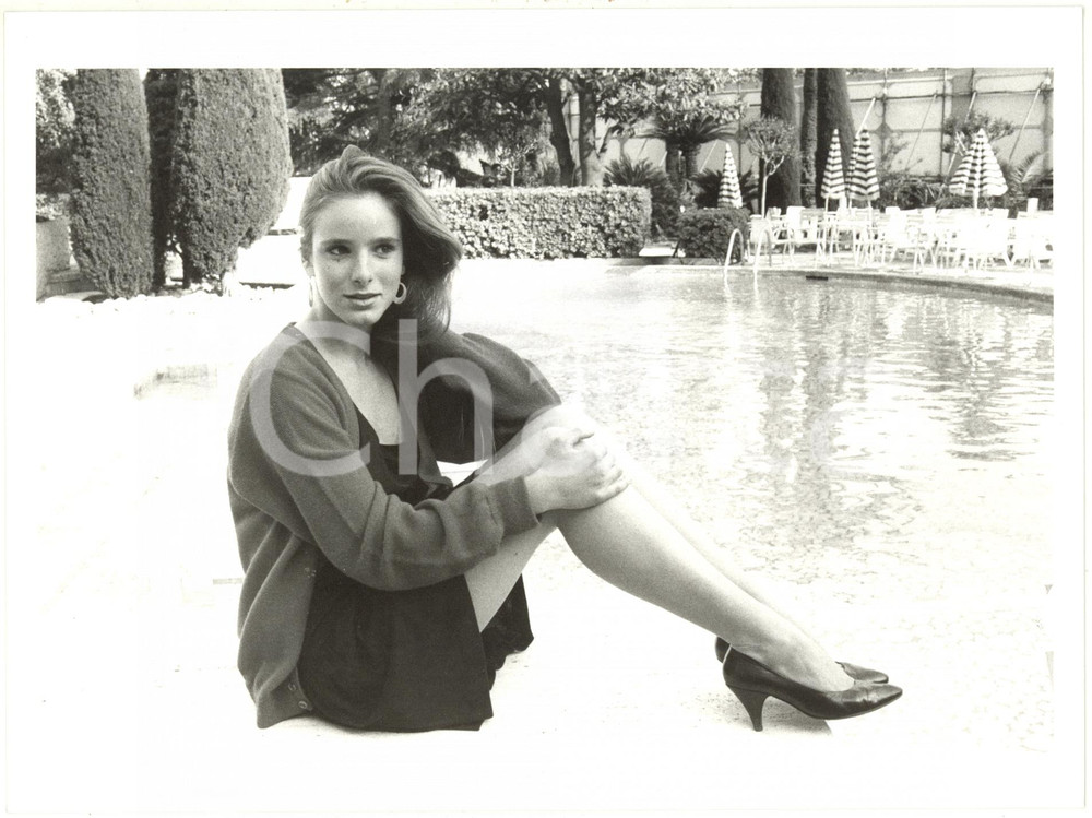 1990 ca CINEMA Ritratto dell'attrice Geraldine DANOM *Foto 18x24 cm *Foto