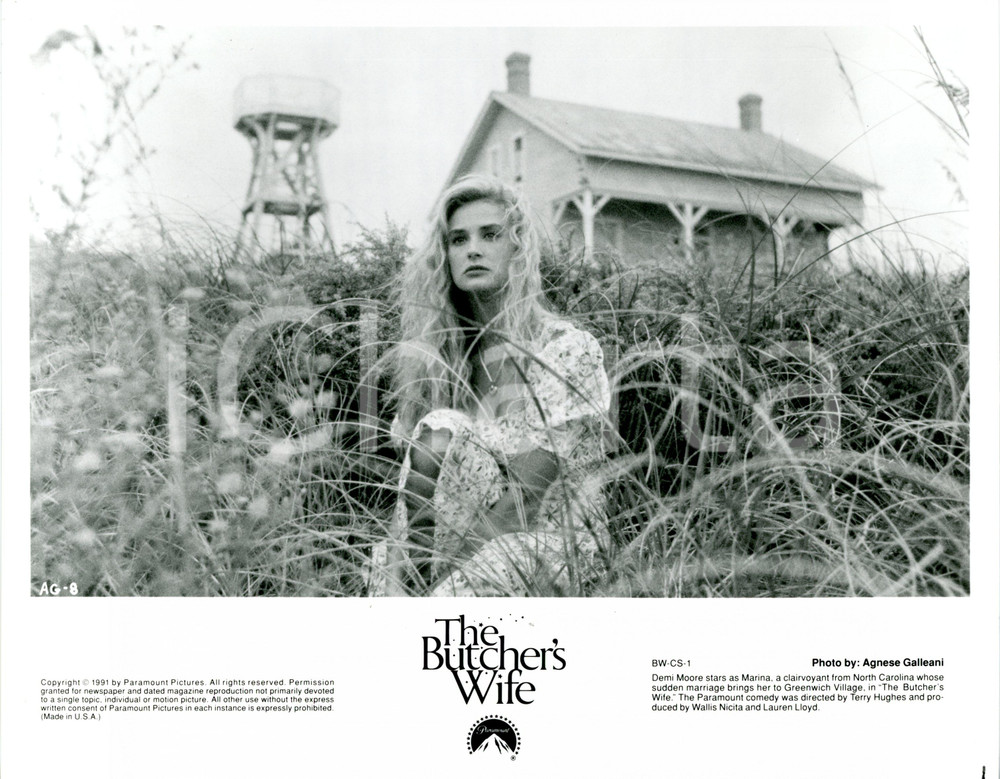 1991 CINEMA "The Butcher's Wife" - Demi MOORE in una scena del film - Foto 25x20