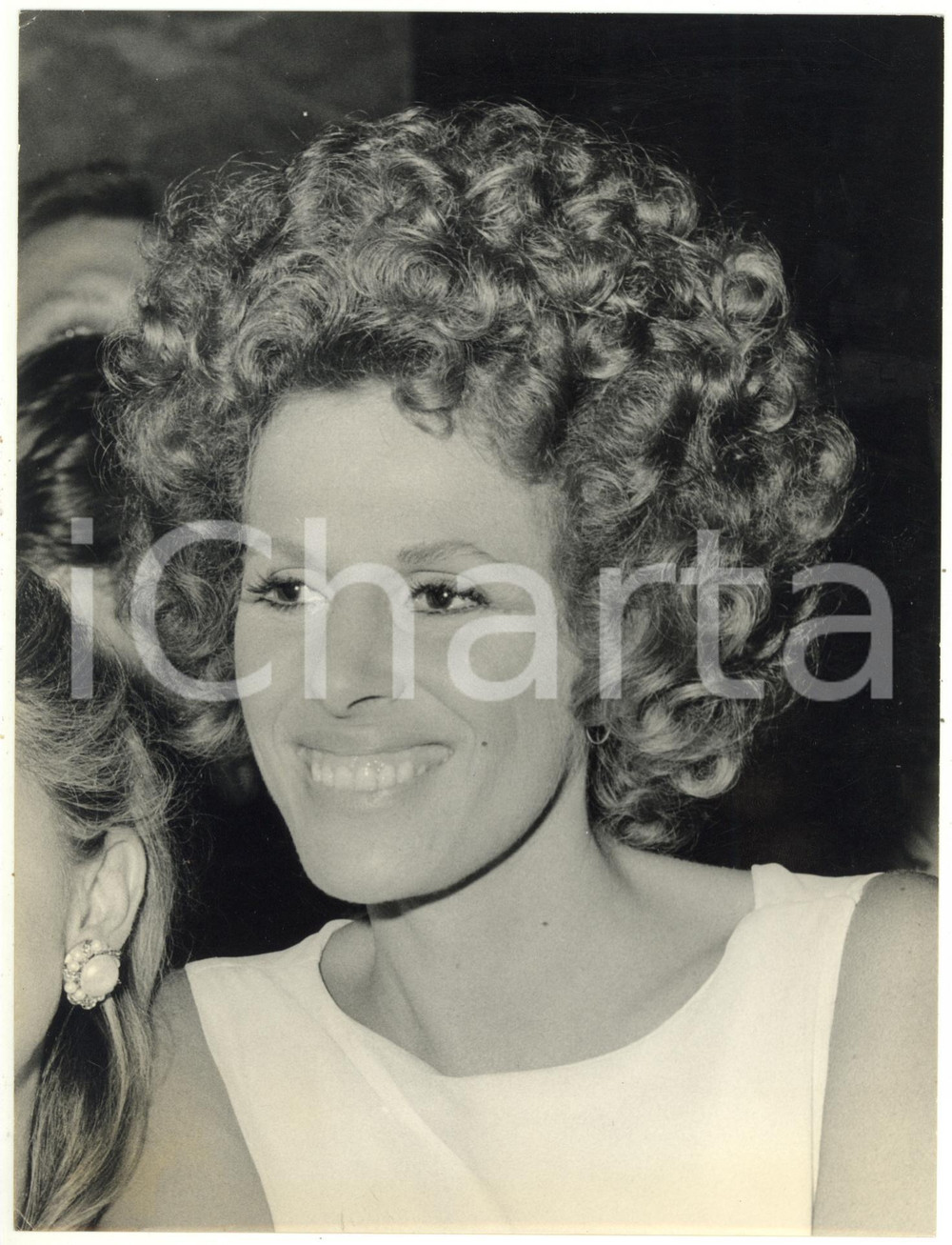 1970 ca MUSICA Ornella VANONI Ritratto della cantante - Foto 18x24 cm