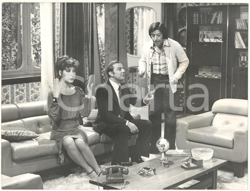 1970 ca TEATRO - RIC e GIAN Riccardo MINIGGIO Gian Fabio BOSCO Foto 24x18 cm
