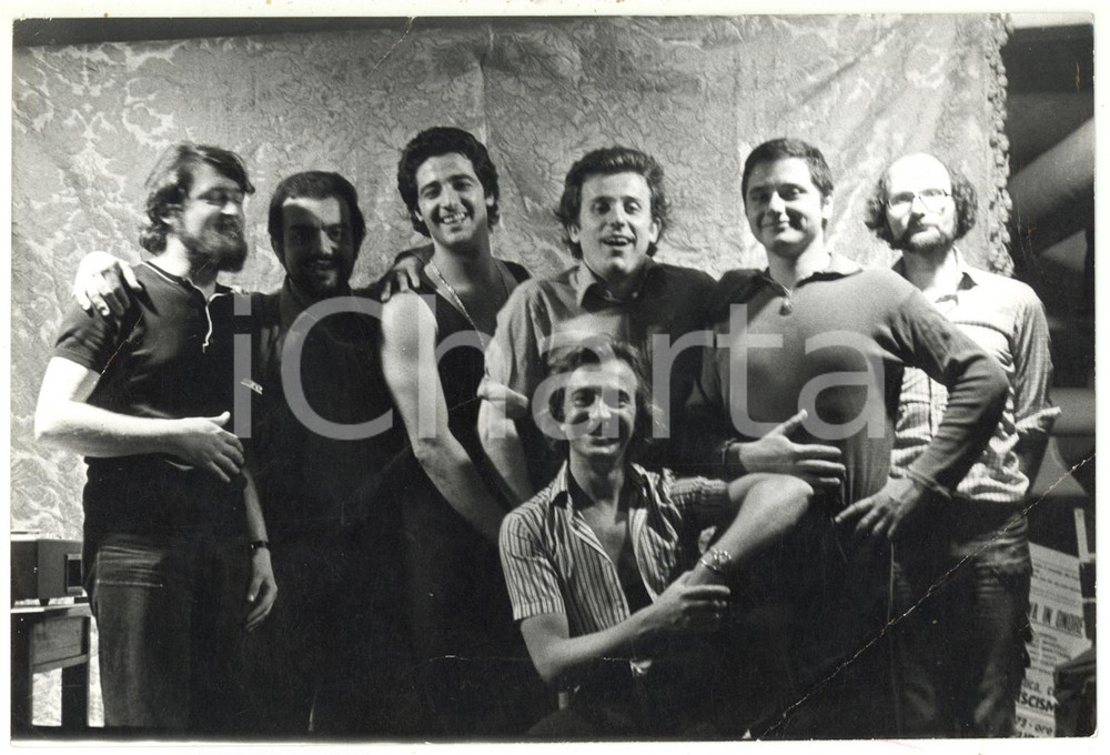 1980 ca. TEATRO - Ritratto di Maurizio MICHELI dopo le prove di uno spettacolo