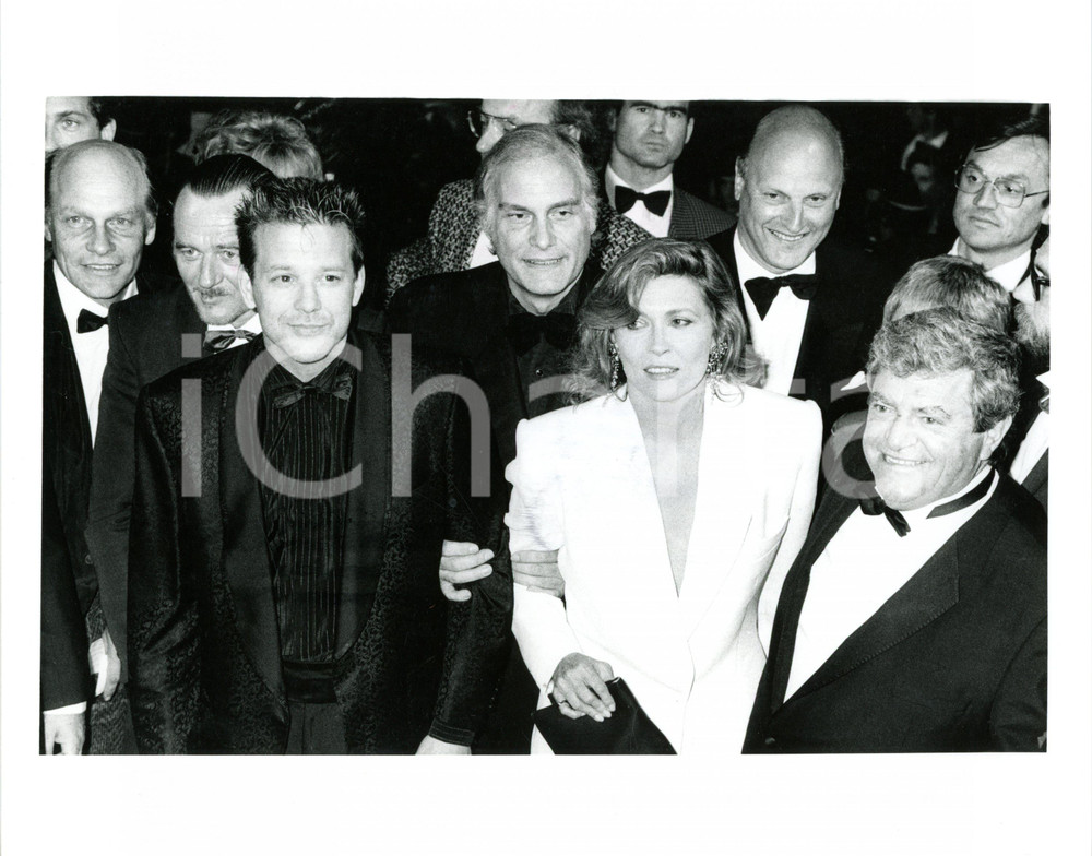 1987 FESTIVAL DI CANNES "Barfly" - Mickey ROURKE Faye DUNAWAY Barbet SCHROEDER