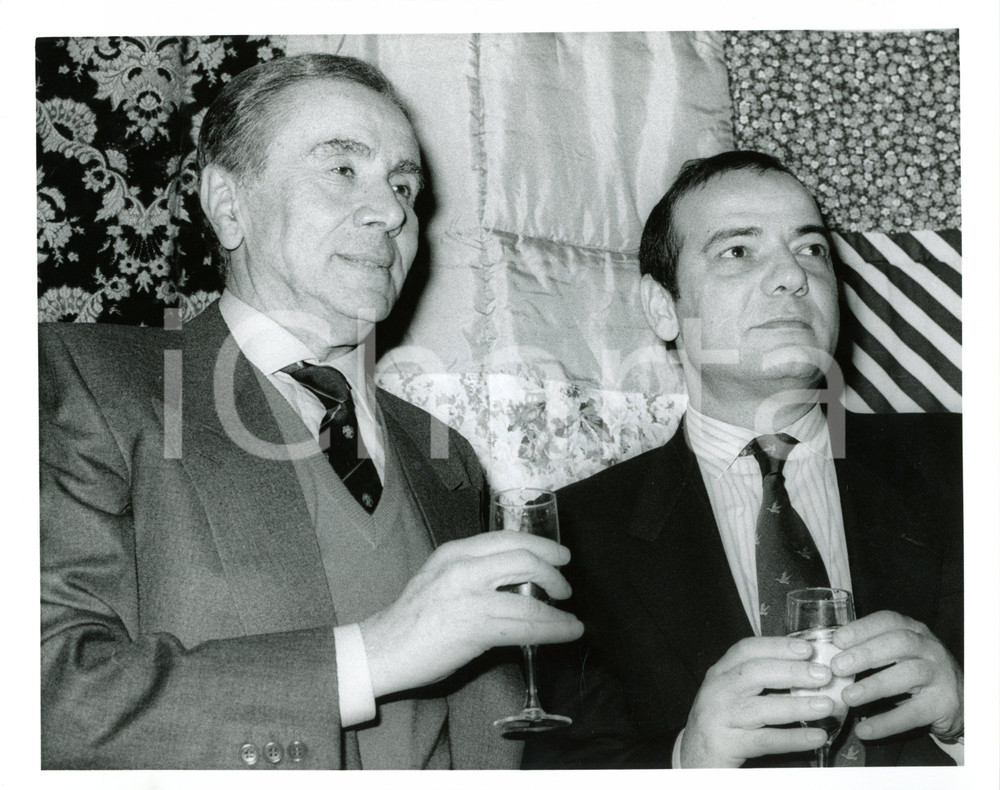 1987 RAI TV "PORTOBELLO" - Enzo TORTORA e Gian Carlo NICOTRA *Foto