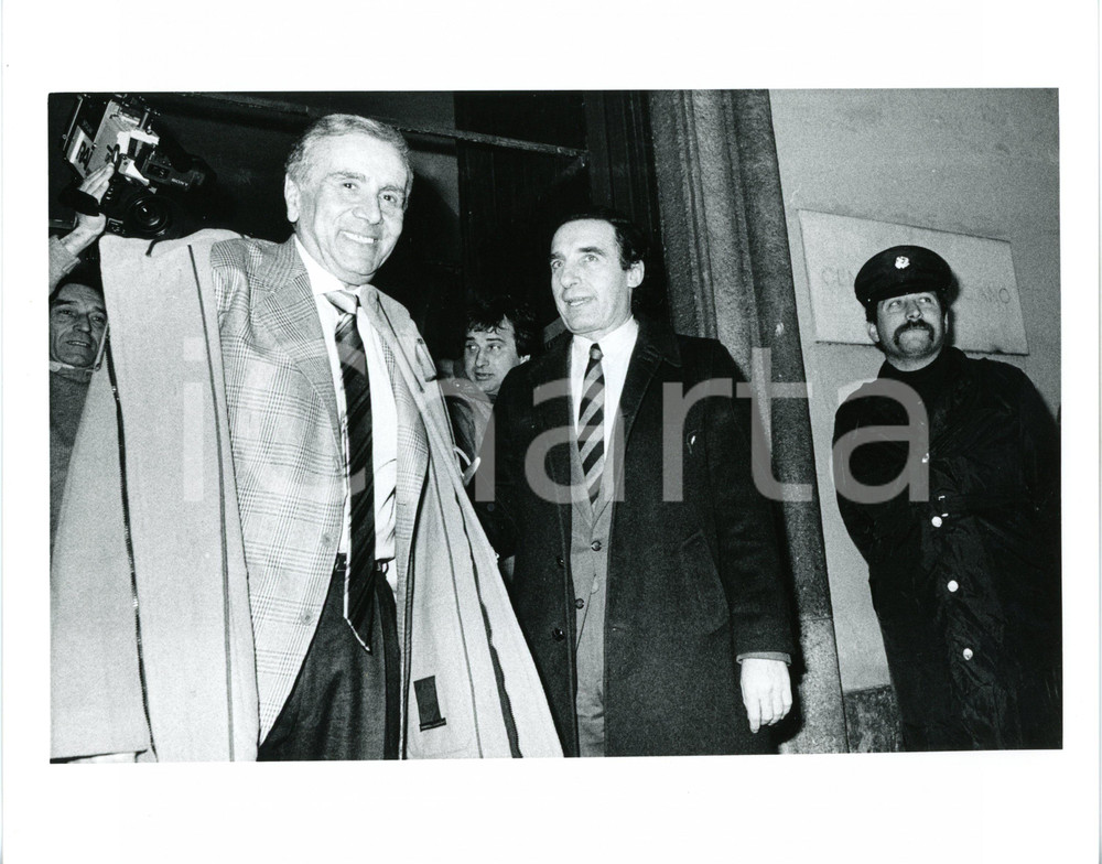 1987 MILANO "PORTOBELLO" Enzo TORTORA Paolo PILLITTERI al Cenacolo Vinciano (5)