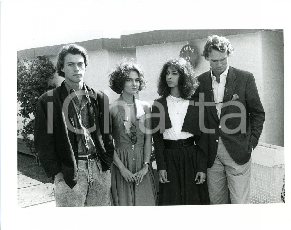 1987 LIDO DI VENEZIA Anne Laure MEURY Sophie RENOIR e Eric VIELLARD Foto