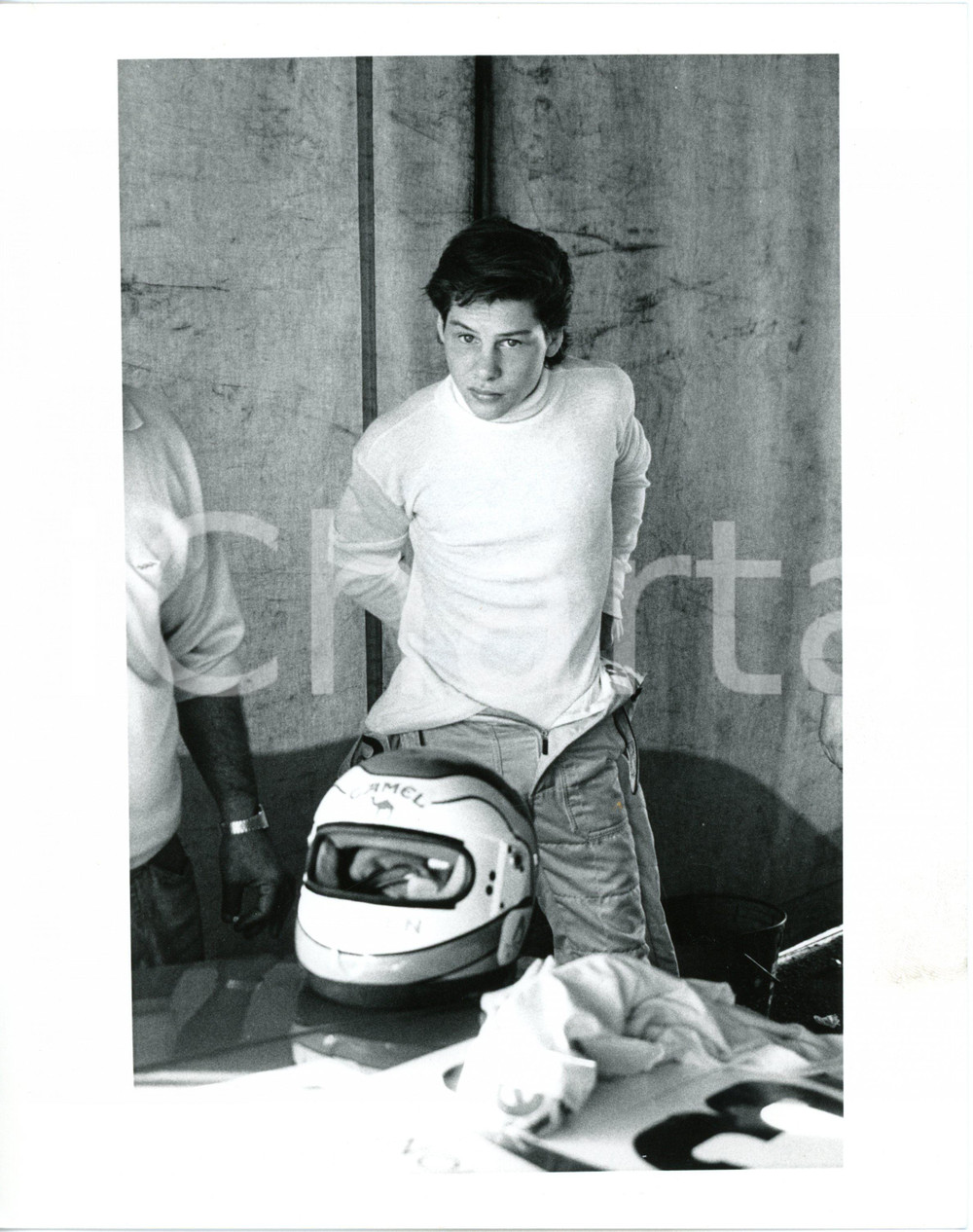 1990 ca FORMULA 1 Jacques VILLENEUVE Ritratto del pilota *Foto 20x25 (1)