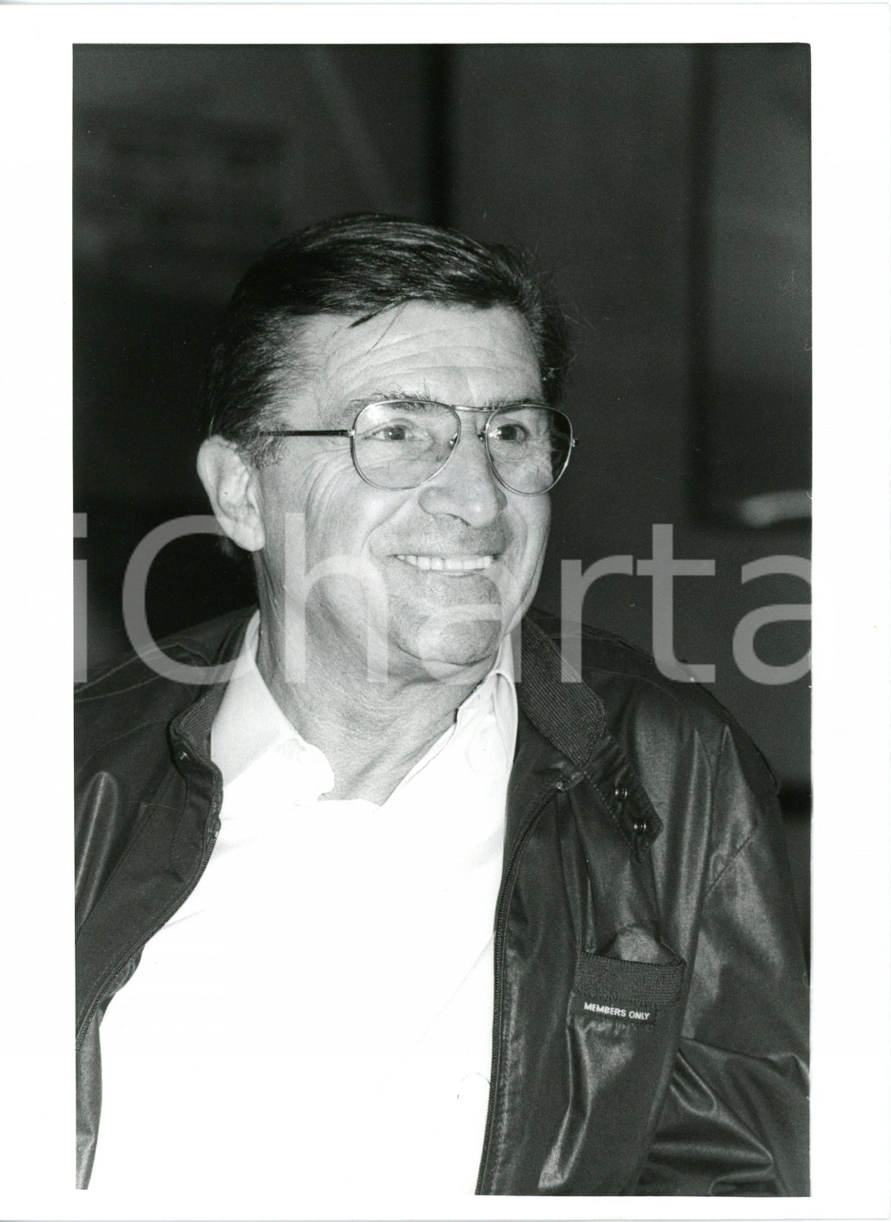 1995 ca COSTUME Ritratto del giornalista Carlo SASSI *Foto 18x24 cm