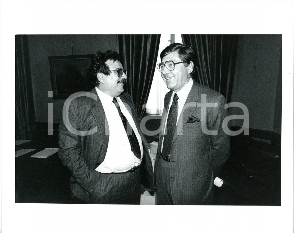 1985 ca CONFINDUSTRIA - Ritratto di Gianfranco FALETTI *Foto 25x20 cm (2)