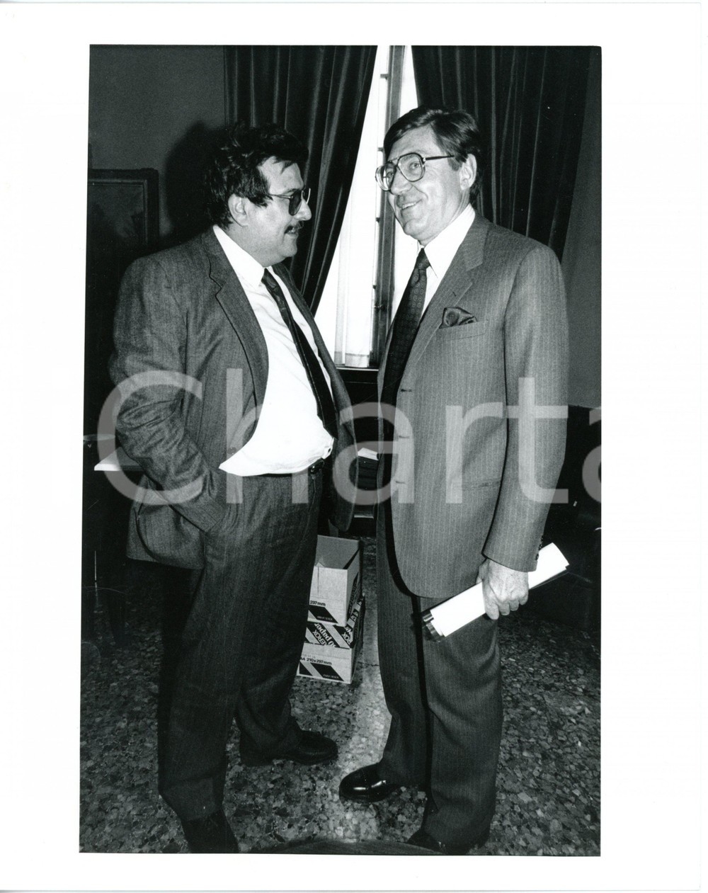 1985 ca CONFINDUSTRIA - Ritratto di Gianfranco FALETTI *Foto 20x25 cm (3)