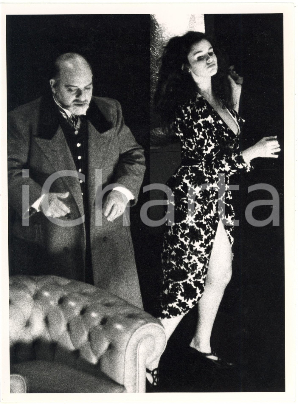 Fotografia d epoca originale 1990 TEATRO Renzo RINALDI Debora CAPRIOGLIO in LulÃ¹  Regia di Tinto BRASS 4 1