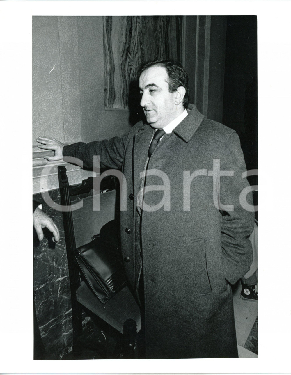 1990 ca POLITICA - PCI Ritratto di Nazareno VITALI *Foto 20x25 cm