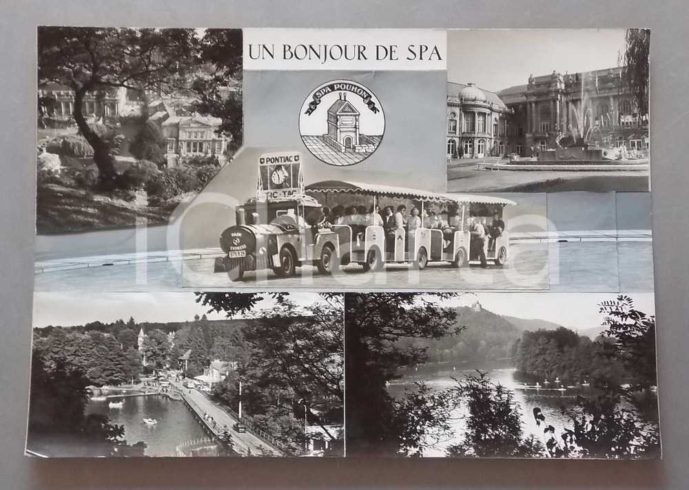 1965 ca SPA (BELGIO) Casinò - Lac de Warfaaz *Bozzetto per cartolina 44x30 cm