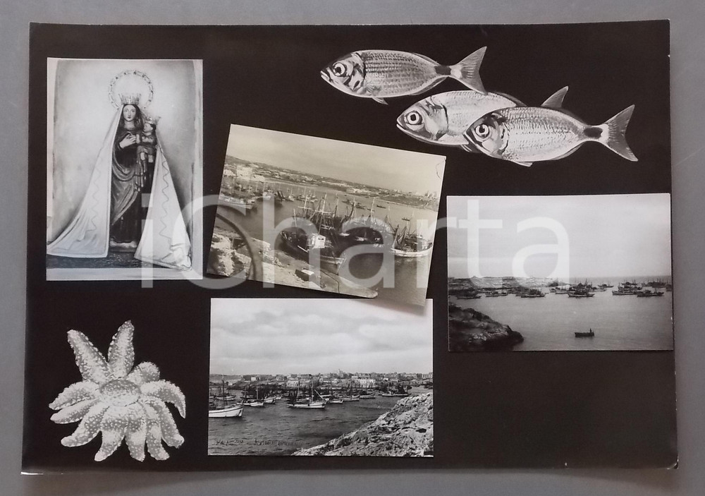 1970 ca. LAMPEDUSA - Madonna di Porto Salvo *Bozzetto per cartolina 44x30 cm