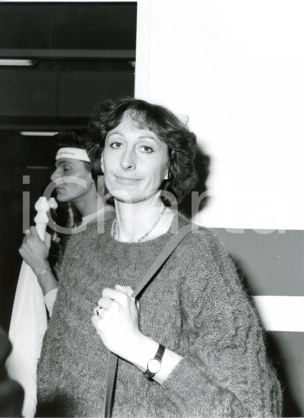 1985 MILANO Fiera MIAS - Ritratto di Sara SIMEONI medaglia d'oro olimpica *Foto