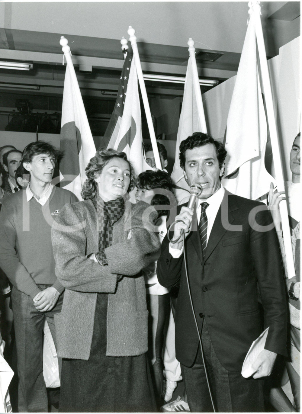 1985 MILANO - Inaugurazione Fiera sportiva MIAS - Fotografia 18x24 cm