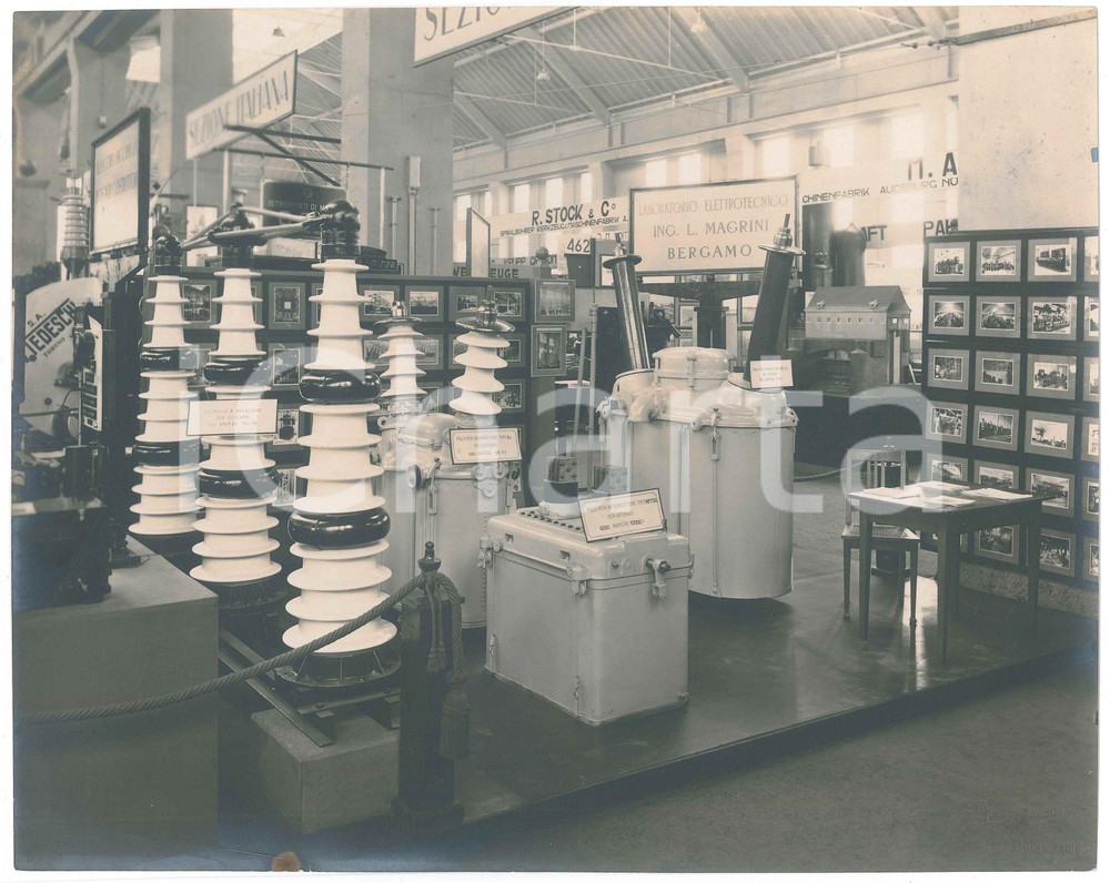 1950 ca BASILEA Fiera industria meccanica - Laboratorio Ing. L. MAGRINI BERGAMO