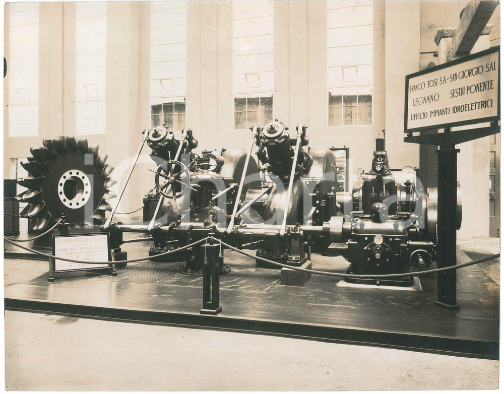 1950 ca BASILEA Fiera industria meccanica - Sezione italiana - Ditta Franco TOSI