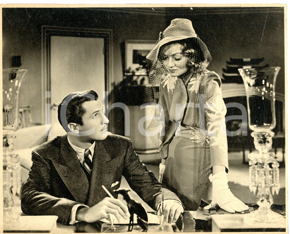 1938 CINEMA "Servizio di lusso" - Constance BENNETT e Vincent PRICE sul set FOTO