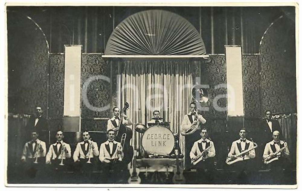 1933 MILANO Teatro ODEON Orchestra George LINK - Fotocartolina