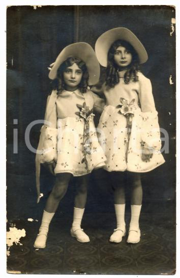 1931 AREA BOLOGNESE Sorelline vestite come bambole LENCI - Foto DANNEGGIATA