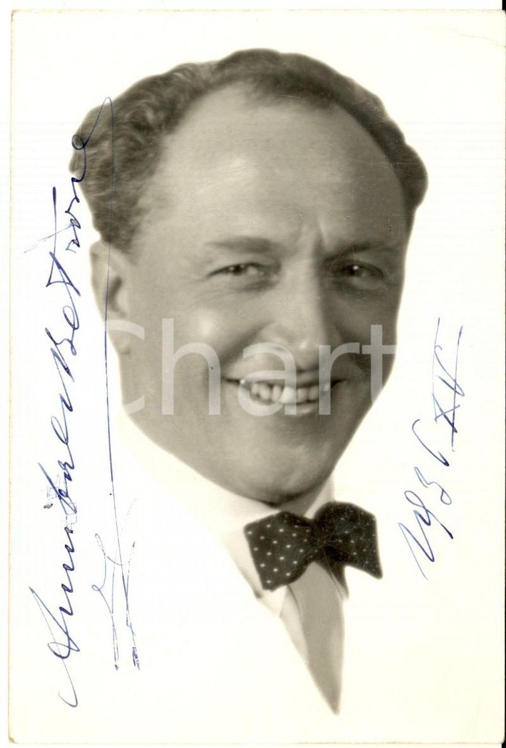 1936 MILANO Attore Annibale BETRONE - Foto seriale con AUTOGRAFO