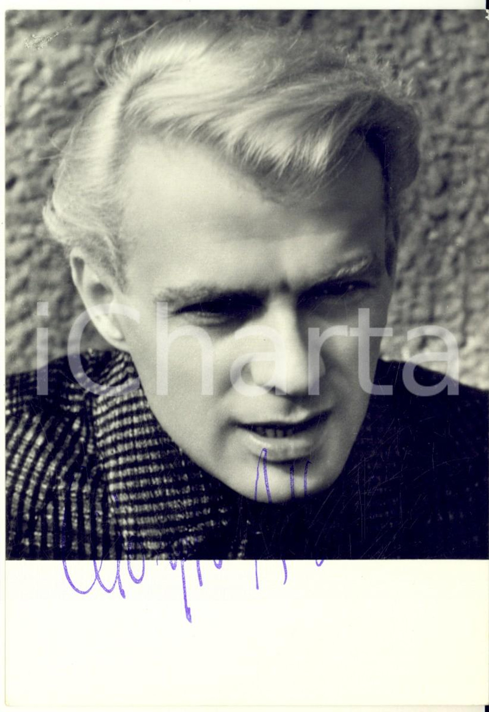 1960 ca TEATRO Giorgio ALBERTAZZI - Foto seriale con AUTOGRAFO 10x15 cm