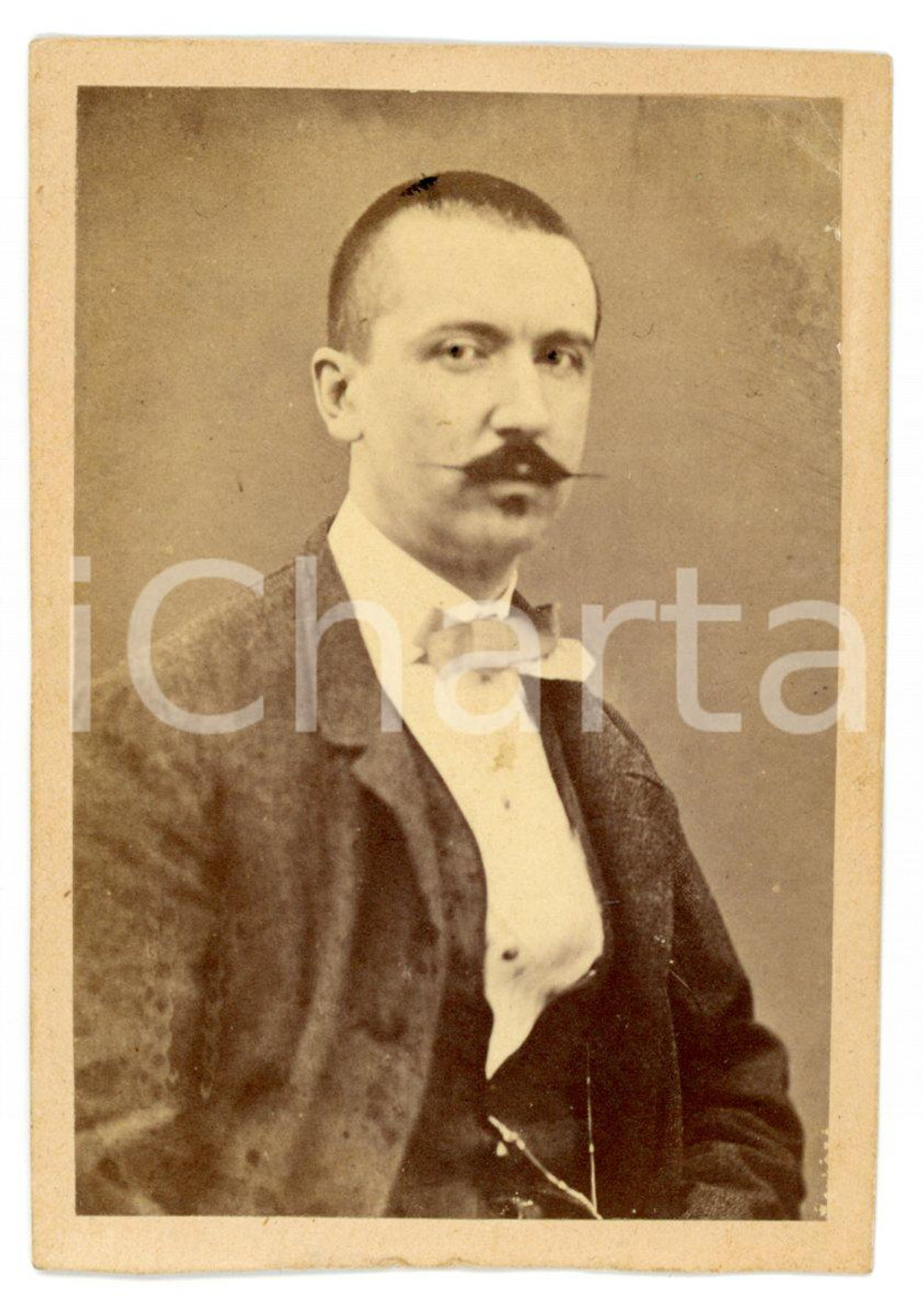 1865 ca ITALIA Ritratto di Eduardo MARTINELLI - Fotografia CDV