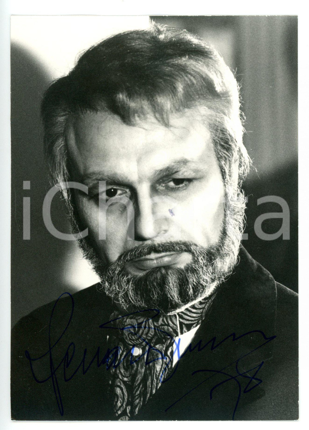 1978 LIRICA Baritono Renato BRUSON - Foto seriale TOEPFFER con AUTOGRAFO 10x15