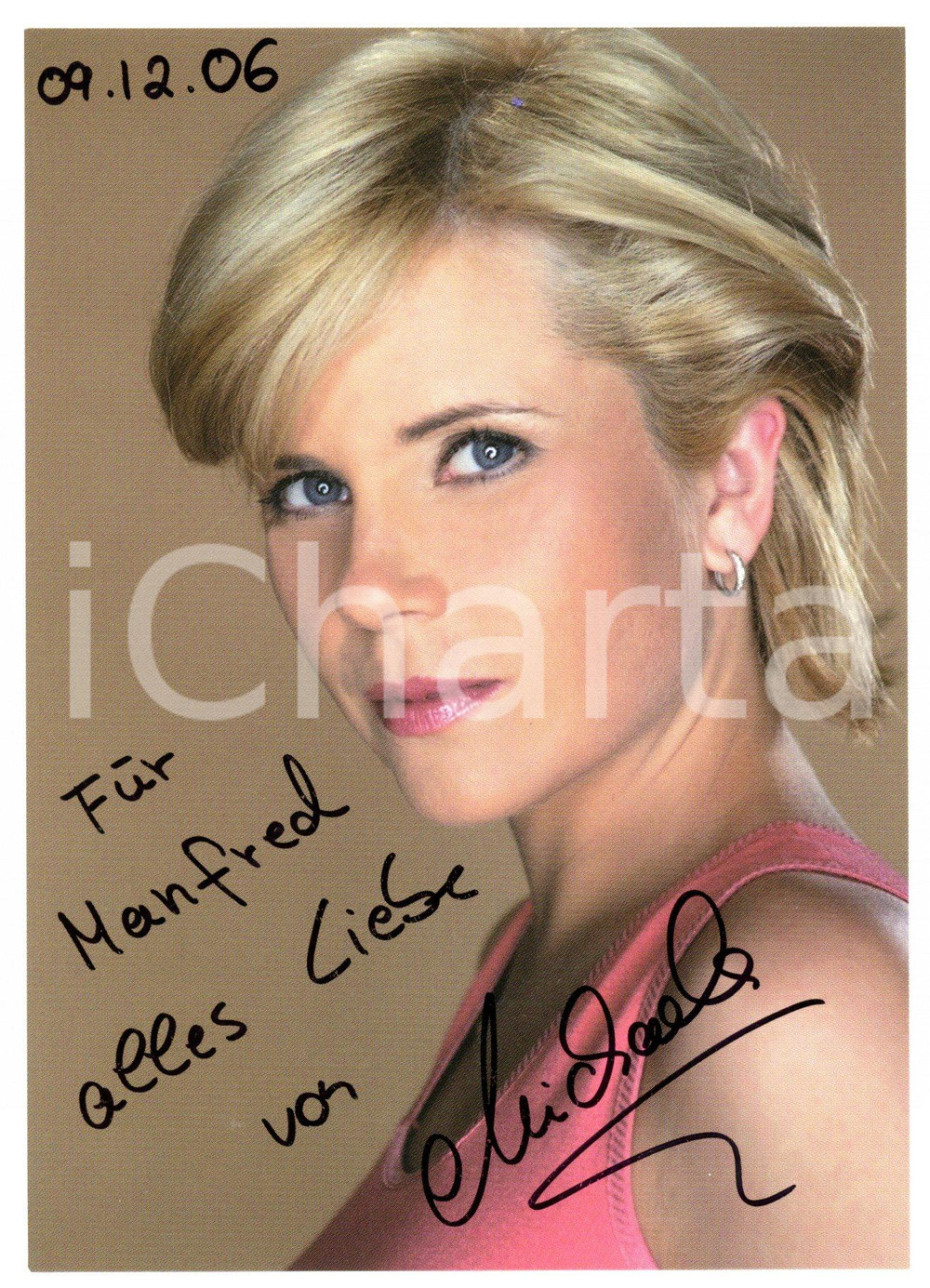 2006 WILD EMOTION Attrice Michaela SCHAFFRATH *Fotografia con AUTOGRAFO