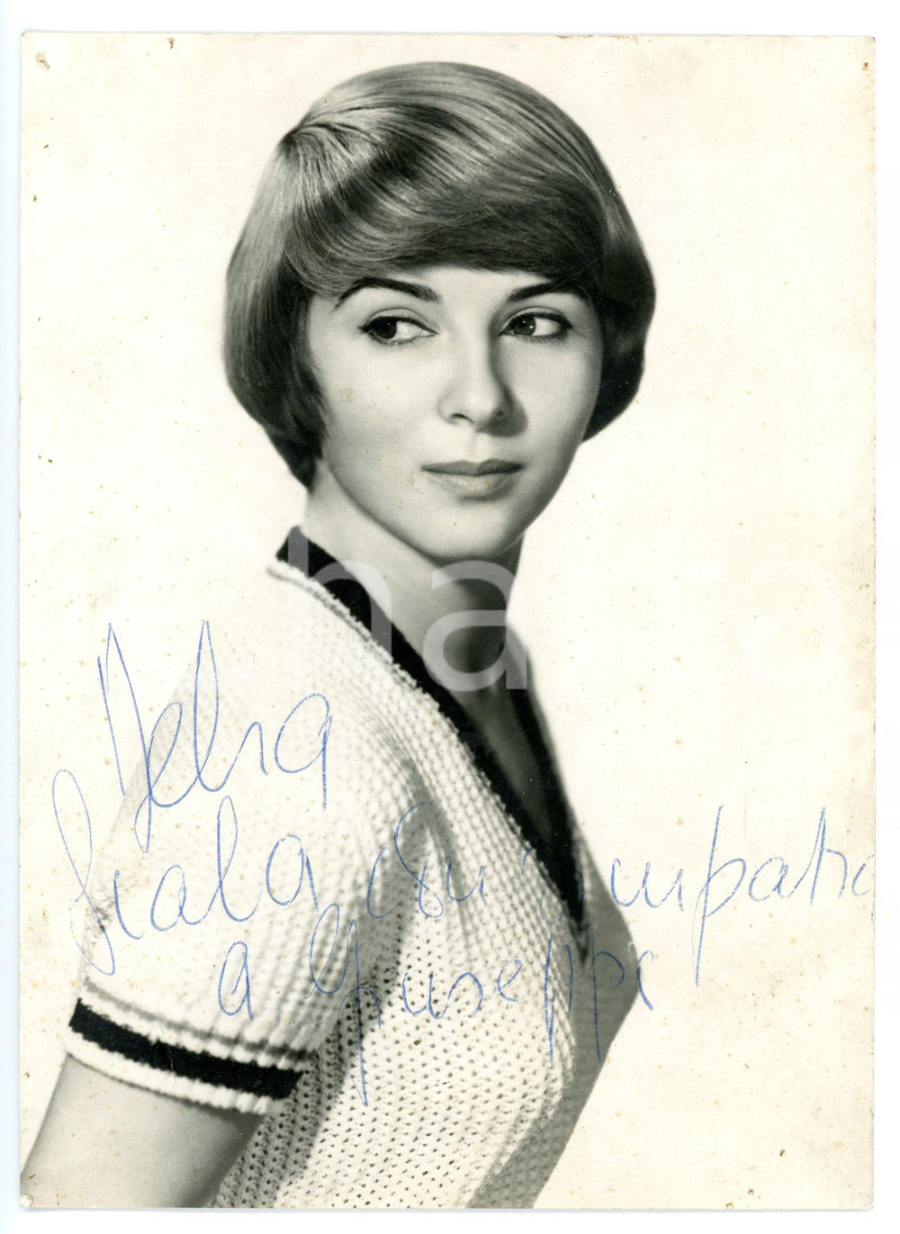 1950 ca CINEMA Attrice Delia SCALA (Odette BEDOGNI) *Foto con AUTOGRAFO 13x17 cm