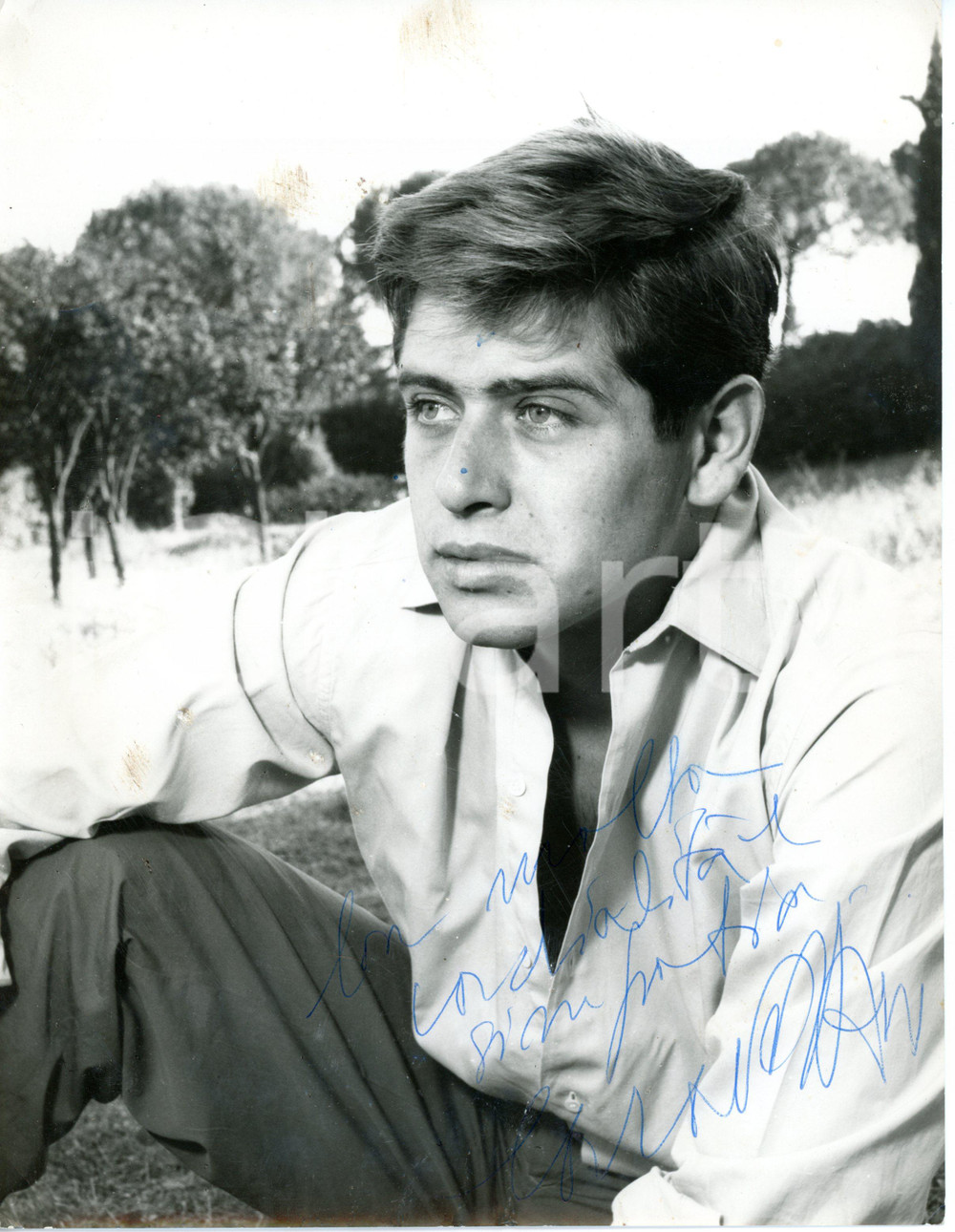 1936 ROMA CINEMA Attore Corrado PANI *Foto seriale con AUTOGRAFO - DANNEGGIATA