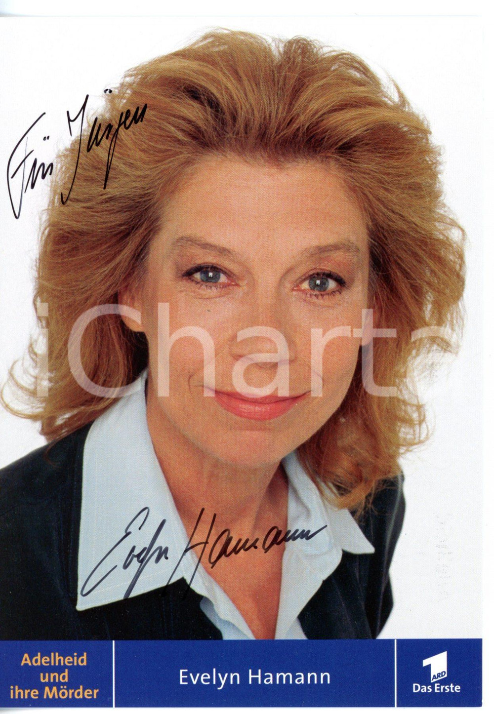 2000 ca CINEMA Attrice Evelyn HAMANN *Foto seriale DAS ERSTE con AUTOGRAFO 10x15