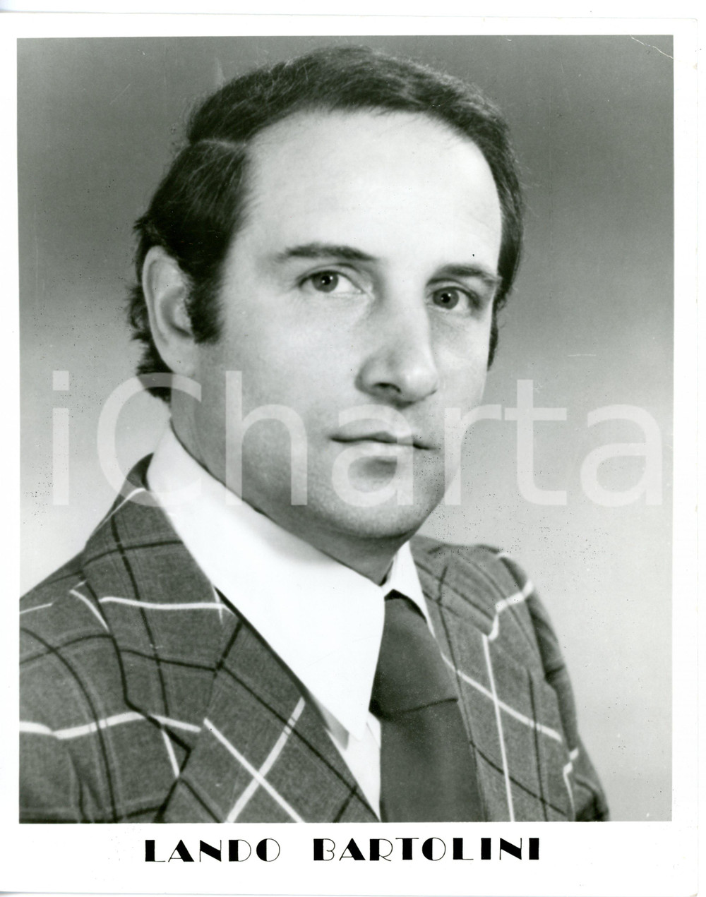 1970 ca LIRICA Tenore Lando BARTOLINI - Ritratto *Foto seriale 20x25 cm