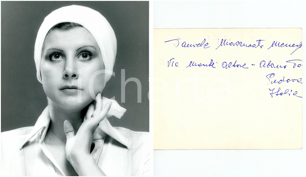 1975 ca LIRICA Soprano Daniela MAZZUCATO *Foto con AUTOGRAFO 15x19 cm