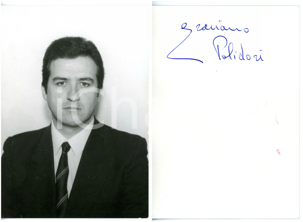 1985 ca LIRICA Baritono Graziano POLIDORI *Foto seriale con AUTOGRAFO 10x15 cm