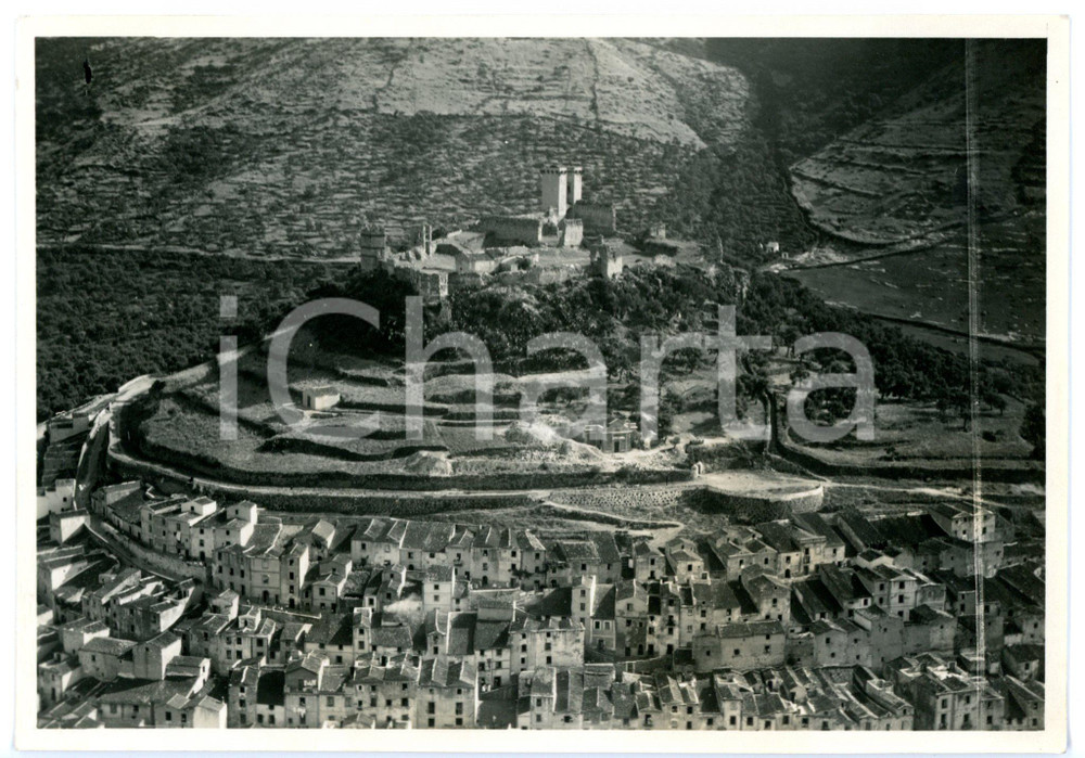 1940 ca BOSA Castello di Serravalle - Veduta panoramica - Foto 17x12 cm