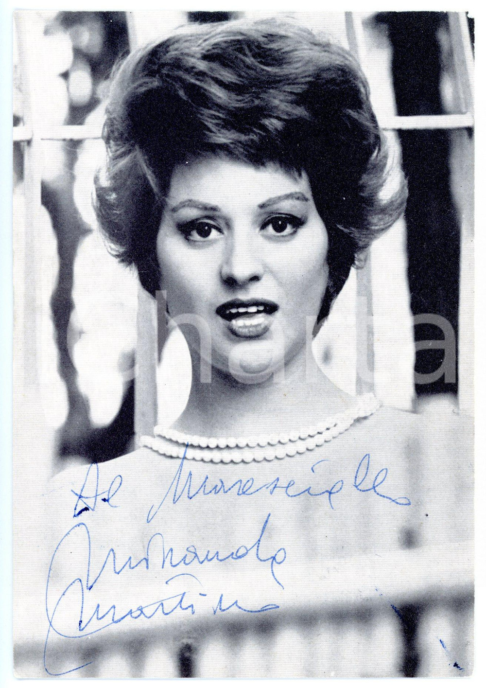1965 ca CINEMA Attrice Miranda MARTINO *Foto seriale RCA con AUTOGRAFO 10x15 cm