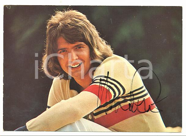 Autografo originale 1975 GERMANY  SCHLAGER MUSIC Bernd CLUVER  Autografo su foto seriale HANSA 1