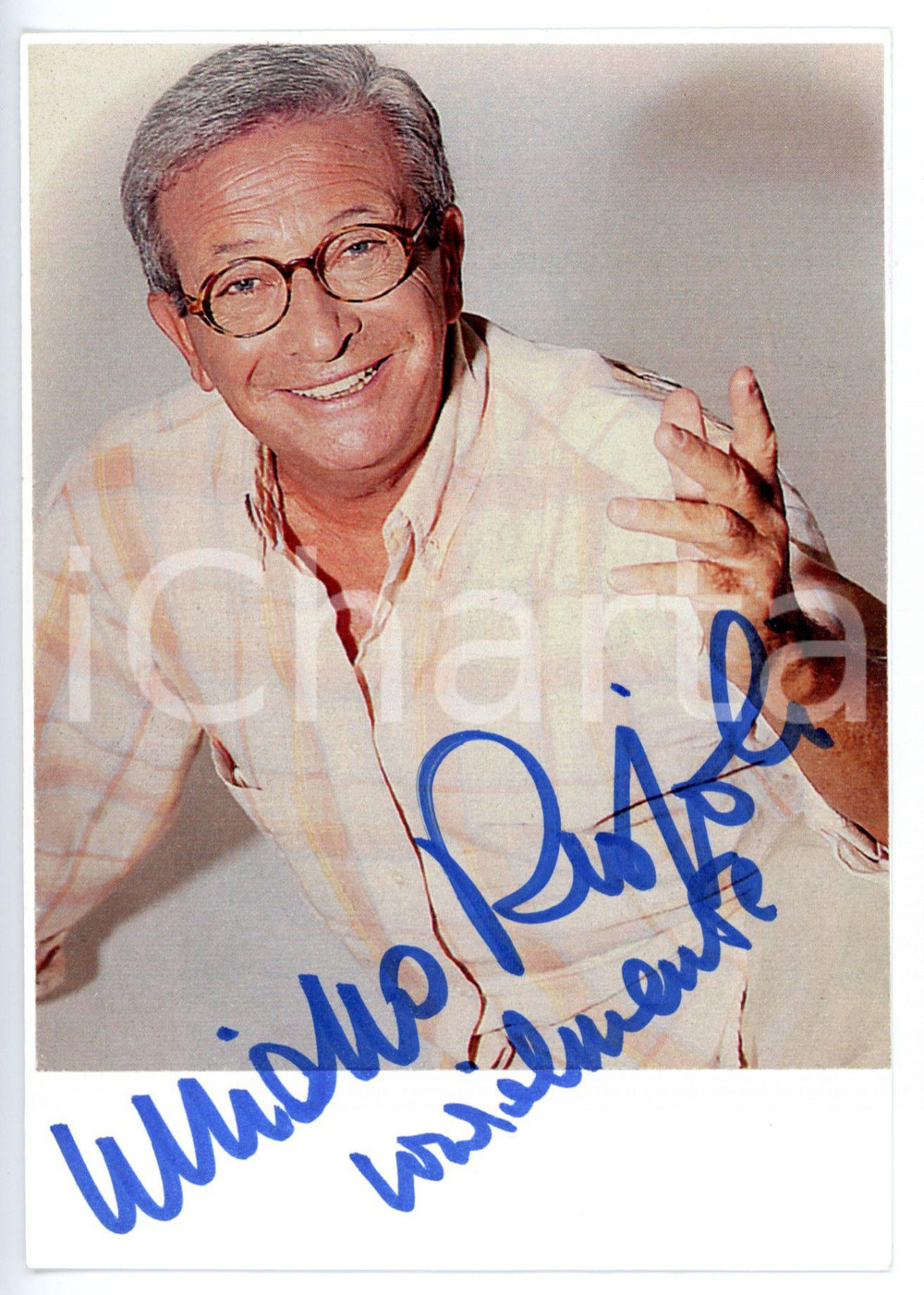 1990 ca COSTUME Luciano RISPOLI - Foto seriale con AUTOGRAFO 10x15 CM