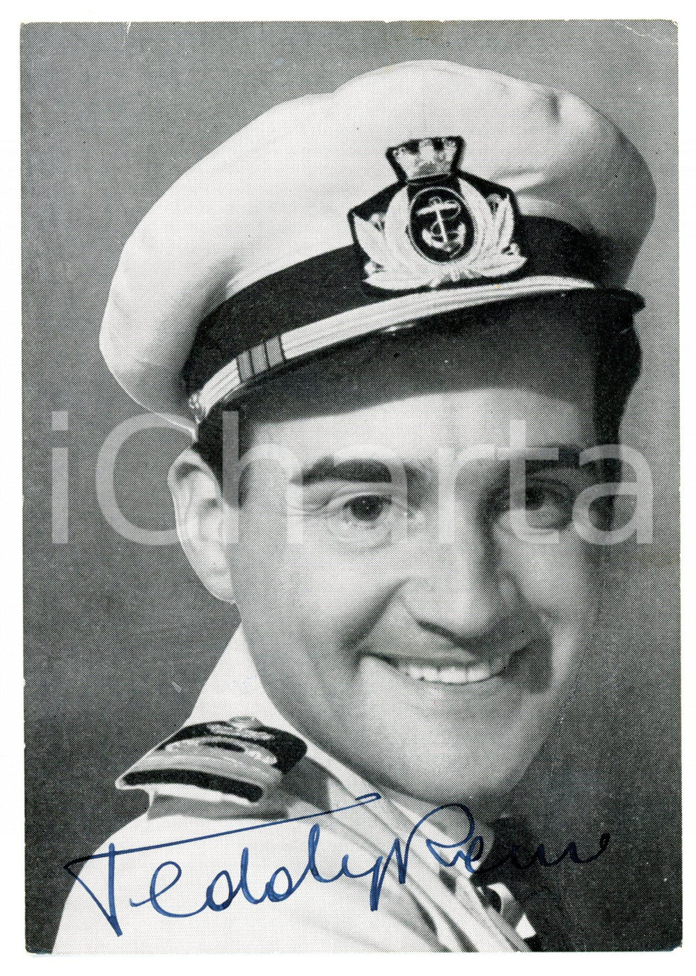 1955 ca MUSICA Cantante Teddy RENO in "Tarantella tragica" - Foto con AUTOGRAFO