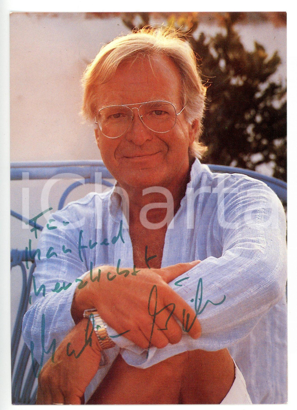 1985 ca MUSICA Compositore Martin BOTTCHER *Foto seriale con AUTOGRAFO 10x15 cm