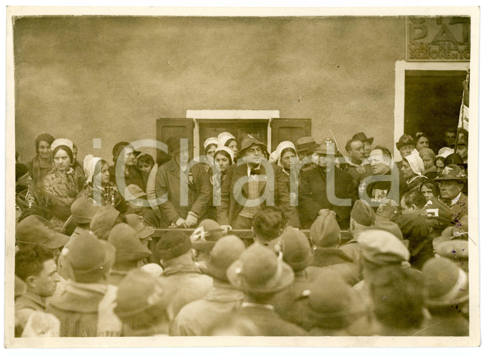 Novembre 1931 SAUZE D'OULX Alpini all'inaugurazione del rifugo CIAÔ PAIS - Foto