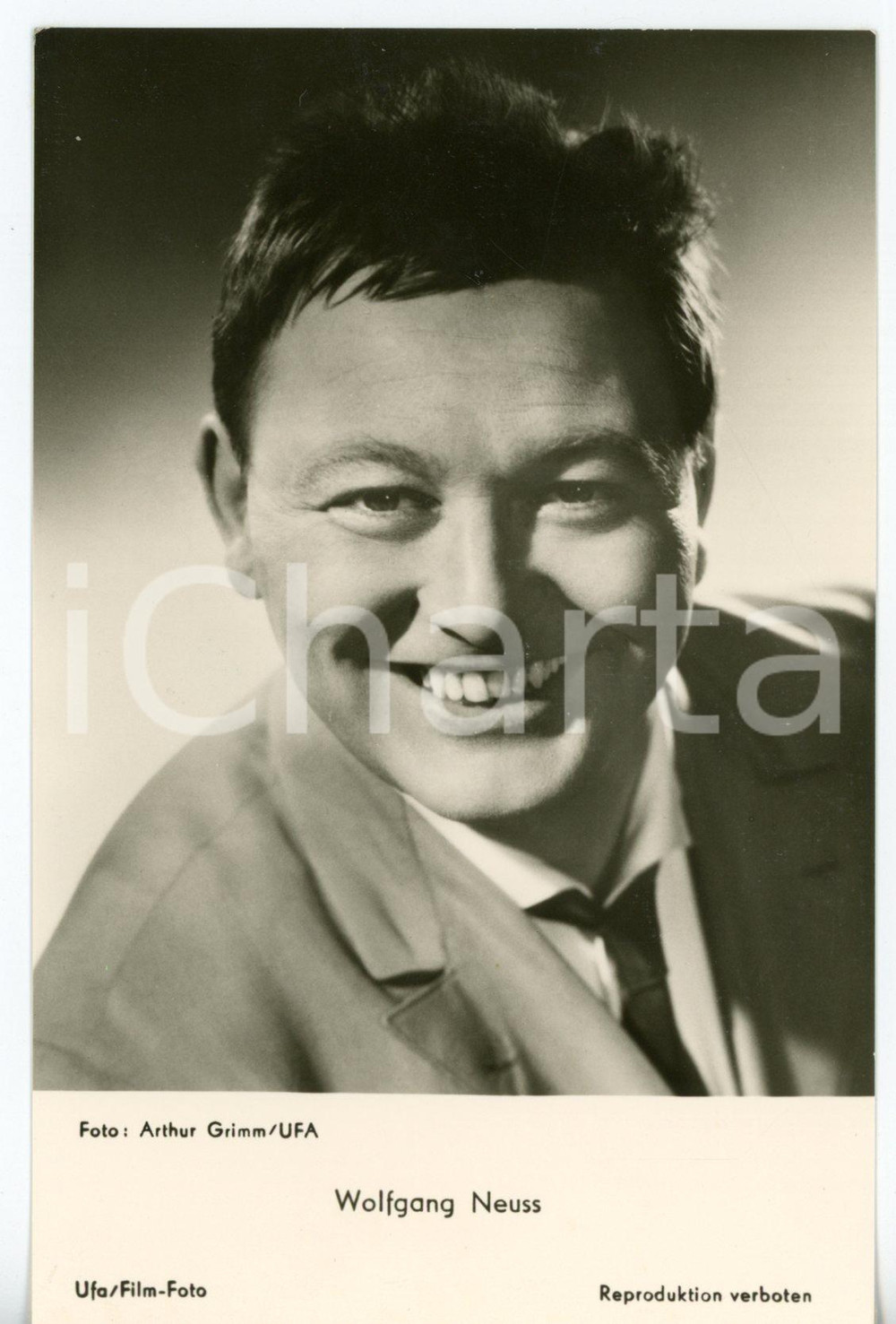 1960 ca CINEMA Attore Wolfgang NEUSS *Fotocartolina GRIMM - FP NV